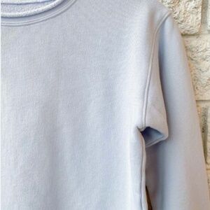 Frank & Eileen Anna Long-Sleeve Capelet in Light Blue Size M